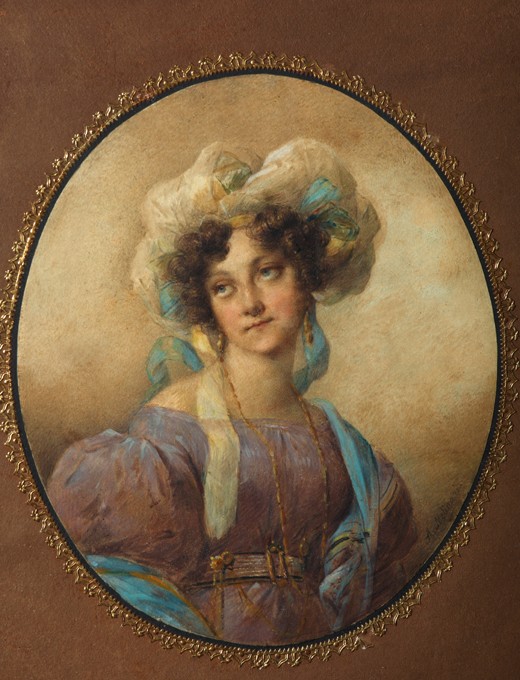 Portrait of Yelena Alexandrovna Golitsyna, née Naryshkina (1785-1855) à Artiste inconnu