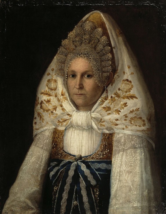 Portrait of young Merchant Woman à Artiste inconnu