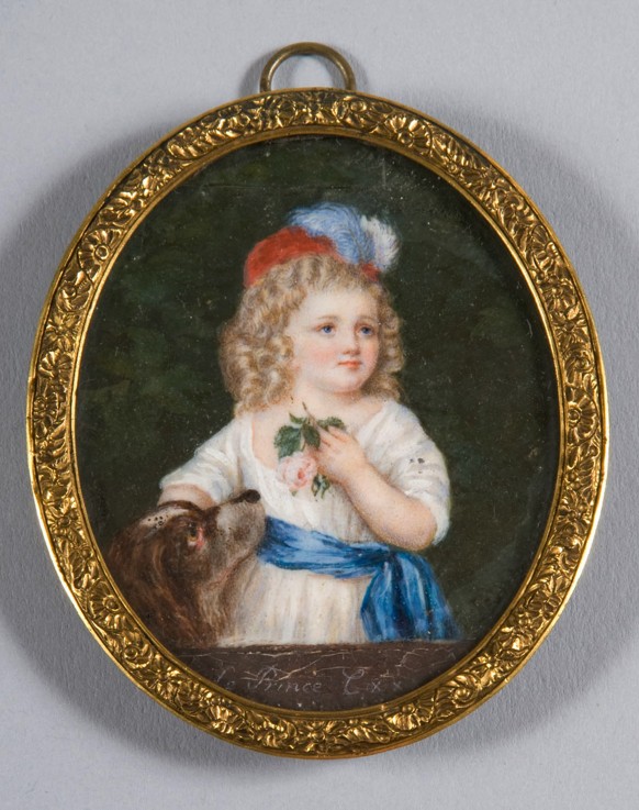 Portrait of Louis-Charles, Prince Royal of France (1785-1795) à Artiste inconnu