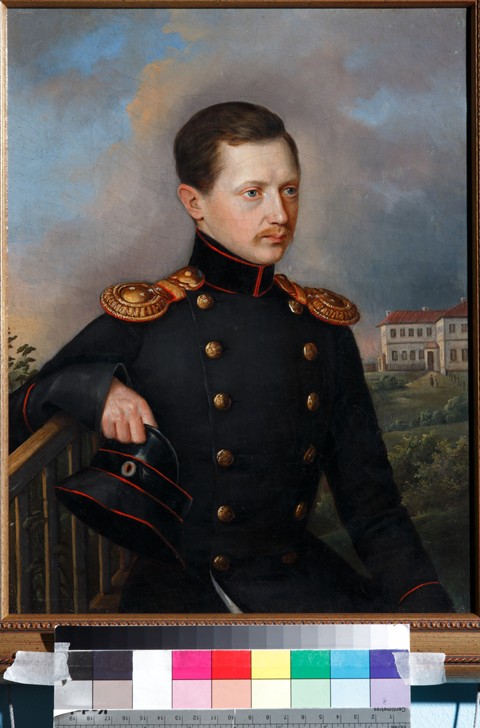 Portrait of Nikolai Semyonovich Korsakov (1819-1889) à Artiste inconnu