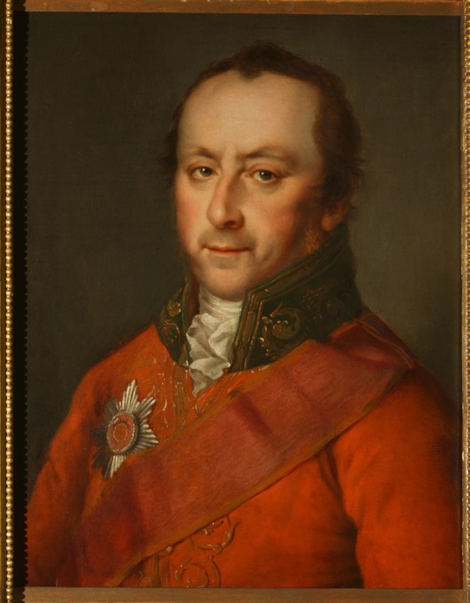 Portrait of Pavel Ivanovich Golenishchev-Kutuzov (1767-1829) à Artiste inconnu