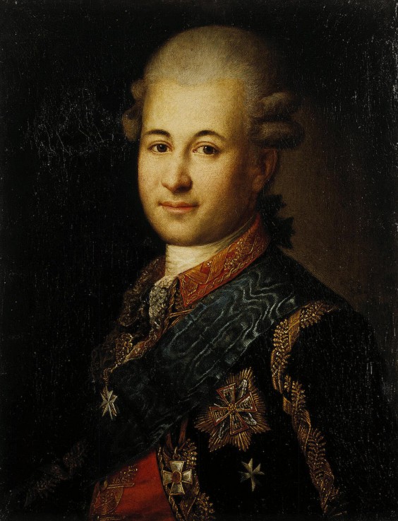 Portrait of Semyon Zorich (1745-1799), the Catherine the Great's Favourite à Artiste inconnu