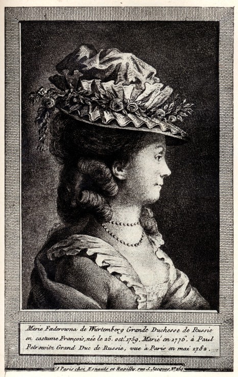 Portrait of Sophie Dorothea of Württemberg à Artiste inconnu
