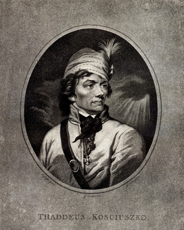 Portrait of Tadeusz Kosciuszko (1746-1817) à Artiste inconnu