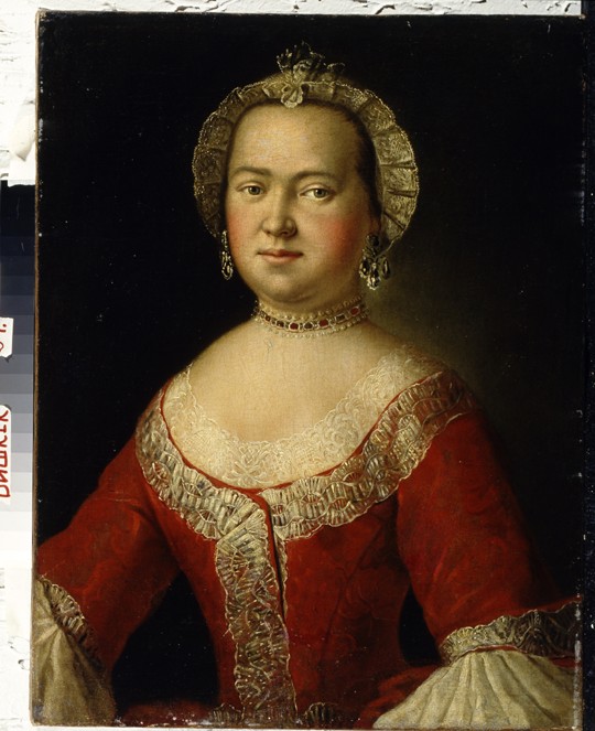 Portrait of Vera Dmitrievna Rezvaya (1809-1849) à Artiste inconnu