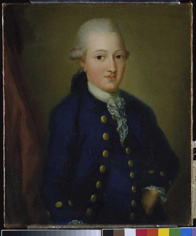 Portrait von Goethe als 16-jähriger. à Artiste inconnu