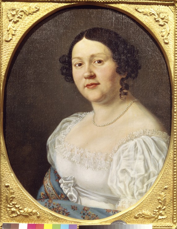 Portrait of the opera singer Sophia Vasilyevna Samoylova (1860-1936) à Artiste inconnu