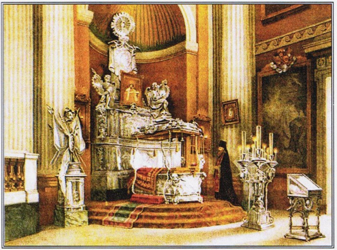 The shrine of Saint Alexander Nevsky à Artiste inconnu