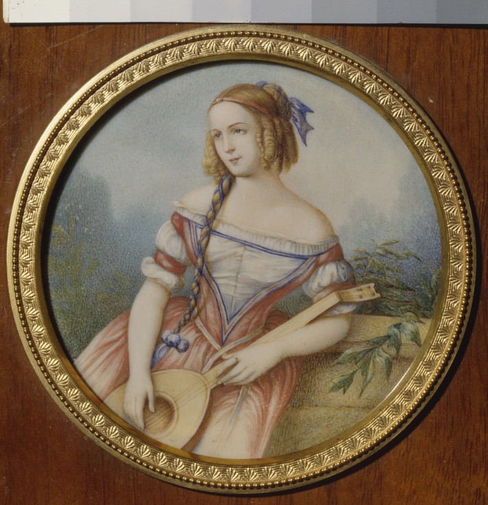 Russian actress Varvara Asenkova (1817-1841) as Esmeralda à Artiste inconnu