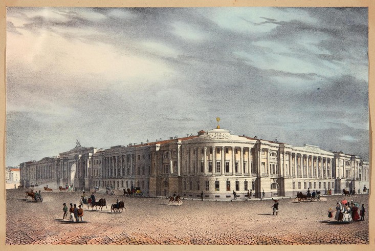 The Senate and Synod Buildings in Saint Petersburg à Artiste inconnu