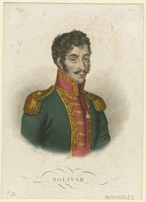 Simón Bolívar (1783-1830) à Artiste inconnu