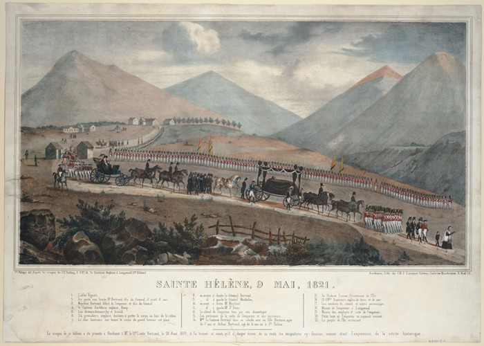 Saint Helena, 9th May 1821 à Artiste inconnu