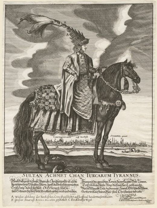 Sultan Ahmed III (1673-1736) à Artiste inconnu