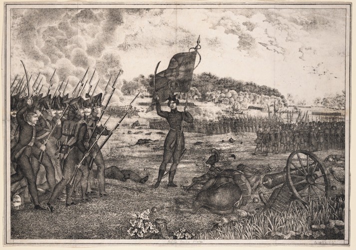 Polish-Russian war scene, 1831 à Artiste inconnu