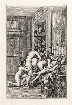 Illustration for the novels by Marquis de Sade