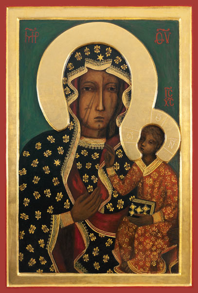 The Black Madonna of Czestochowa (Copy) à Artiste inconnu