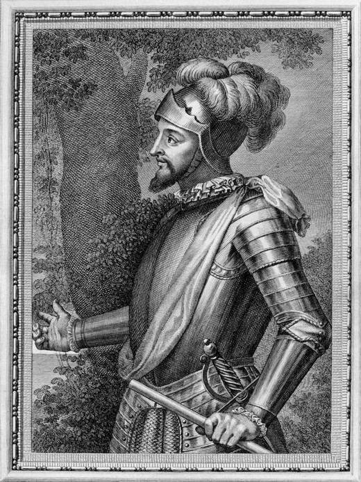 Vasco Núñez de Balboa (1475-1519) From Retratos de los Espan&#771oles ilustres à Artiste inconnu
