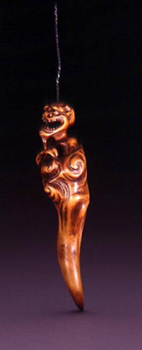 Netsuke of a Futen cloud-ghost, Osaka