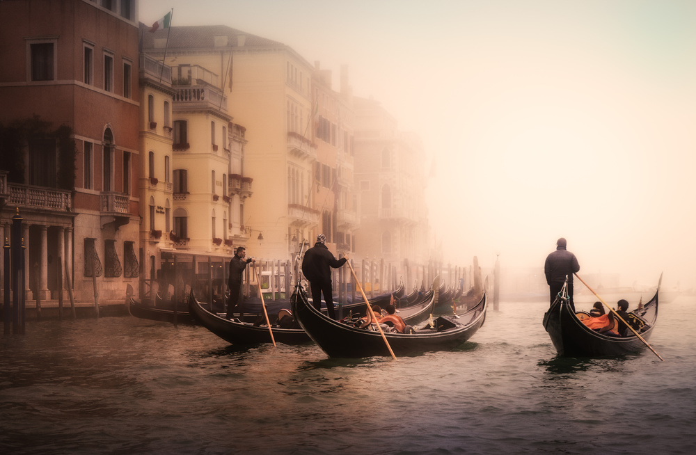 foggy Venice à Ute Scherhag