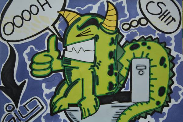 Graffiti Dragon à Vadim Gild