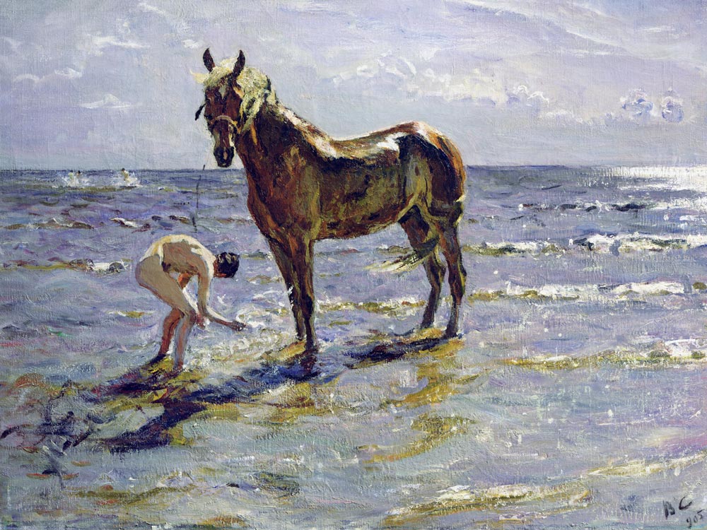 Bathing the horse à Valentin Alexandrowitsch Serow