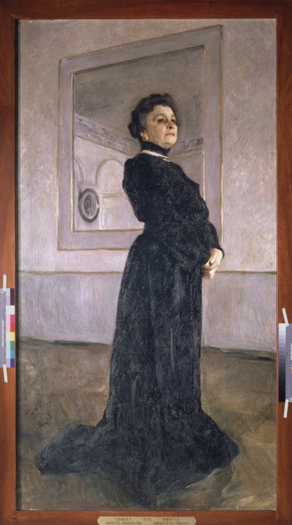 Portrait of the actress Maria Yermolova (1853-1928) à Valentin Alexandrowitsch Serow