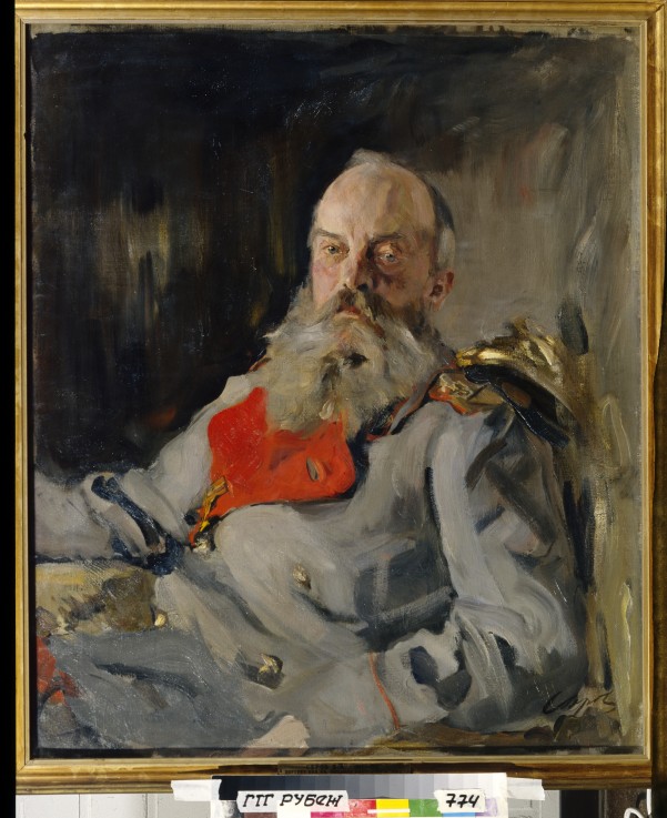 Portrait of Grand Duke Michael Nikolaevich of Russia (1832-1909) à Valentin Alexandrowitsch Serow