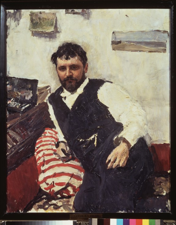 Portrait of the artist Konstantin Korovin (1861-1939) à Valentin Alexandrowitsch Serow
