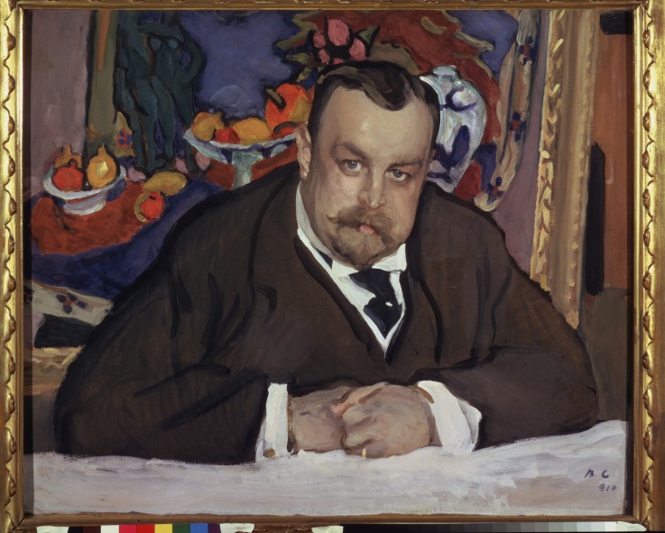 Portrait of the collector Ivan Morosov (1871-1921) à Valentin Alexandrowitsch Serow