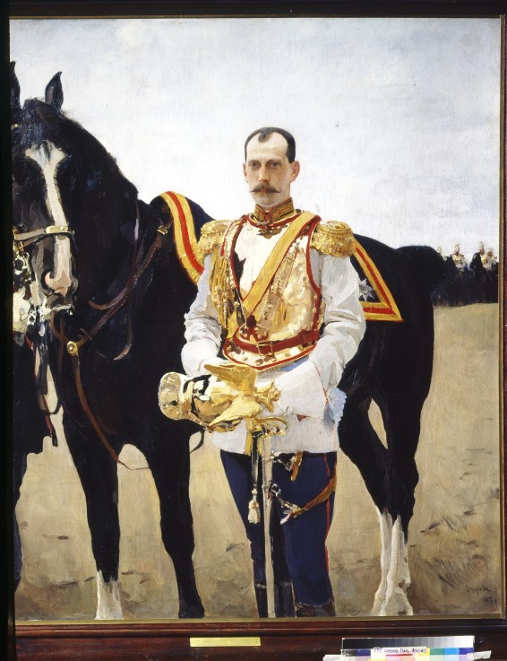 Portrait of Grand Duke Paul Alexandrovich of Russia (1860-1919) à Valentin Alexandrowitsch Serow