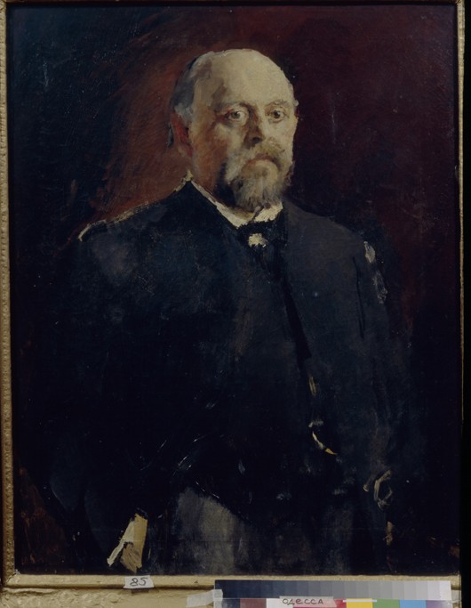 Portrait of Savva Mamontov (1841-1918) à Valentin Alexandrowitsch Serow