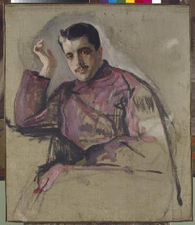 Portrait of Sergei Dyagilev (1872-1929)