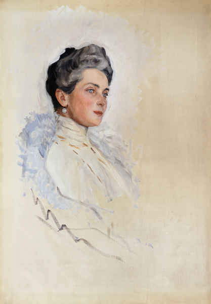 Portrait of Princess Zinaida Yusupova (1861-1939) à Valentin Alexandrowitsch Serow