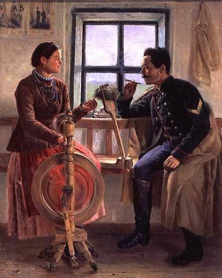 Talk at the Spinning Wheel à Mikhail Nikolaevich Vasilev