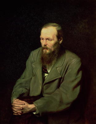 Portrait of Fyodor Dostoyevsky (1821-81) 1872 (oil on canvas) à Vasili Grigorevich Perov