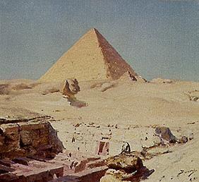 Sphinx et Pyramide de Cheops