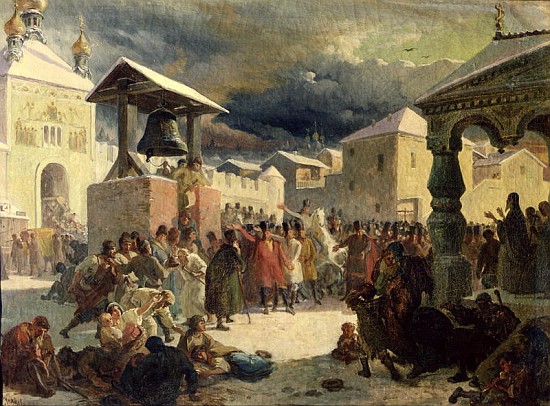 The Veche in the Republic of Novgorod à Vasily Grigorievich Khudyakov