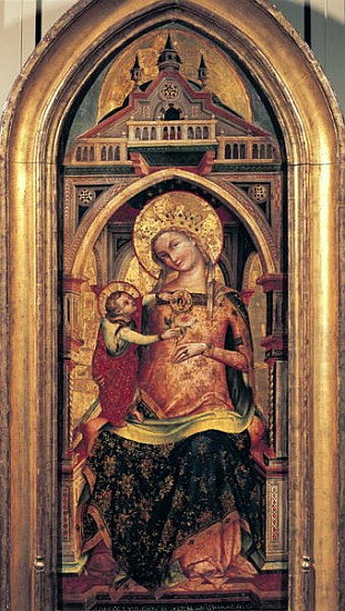 The Virgin and Child à Veneziano Lorenzo