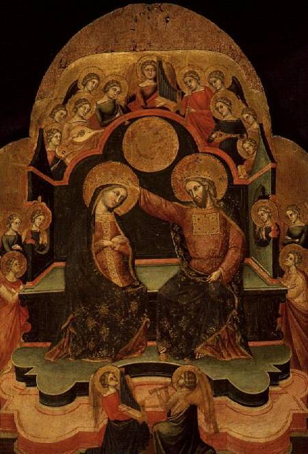 The Coronation of the Virgin (panel) à Veneziano Stefano
