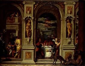 Lazare au panneau riches de l'homme. à Veronese (successeur), Paolo