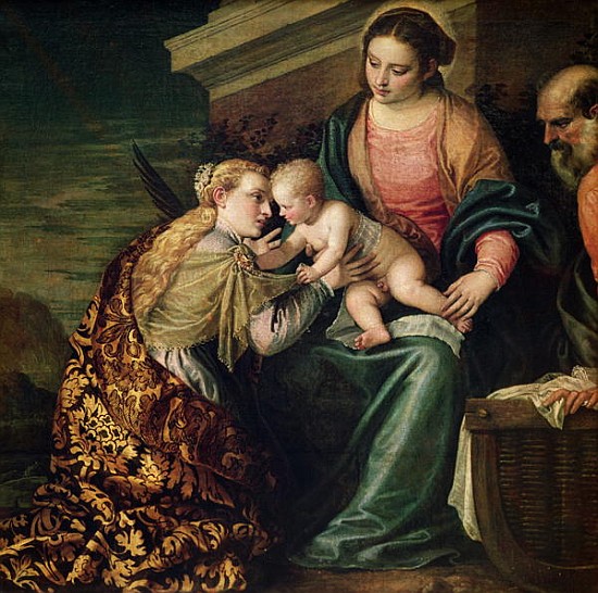 The Mystic Marriage of St. Catherine of Alexandria à Paolo Veronese (alias Paolo Caliari)