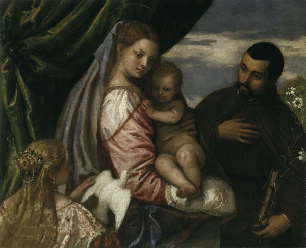 P.Veronese, Mary with Child a.M.Spaventi à Paolo Veronese (alias Paolo Caliari)