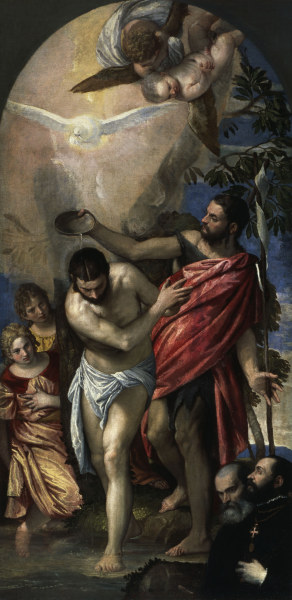 Baptism of Christ / Veronese / c.1561 à Paolo Veronese (alias Paolo Caliari)