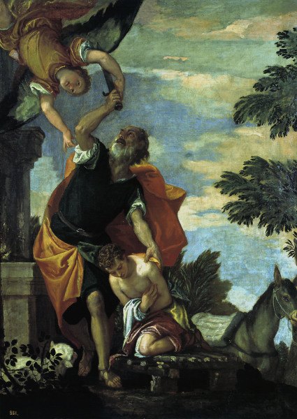 Paolo Veronese / Abraham sacrificing Isa à Paolo Veronese (alias Paolo Caliari)