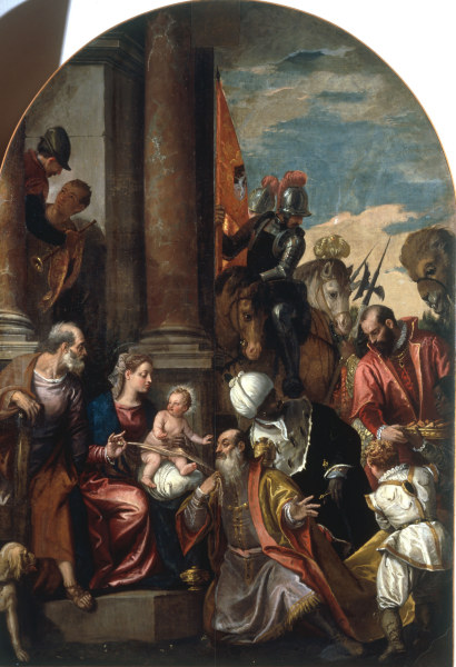 P.Veronese / Adoration of the Kings /Ptg à Paolo Veronese (alias Paolo Caliari)