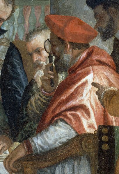 P.Veronese / Cardinal with Magn.Glass à Paolo Veronese (alias Paolo Caliari)