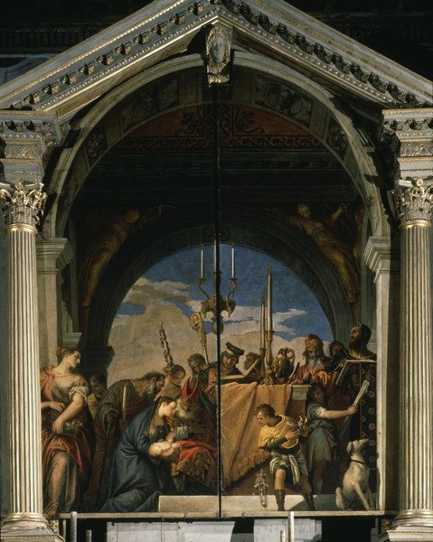Presentation in the Temple / Veronese à Paolo Veronese (alias Paolo Caliari)