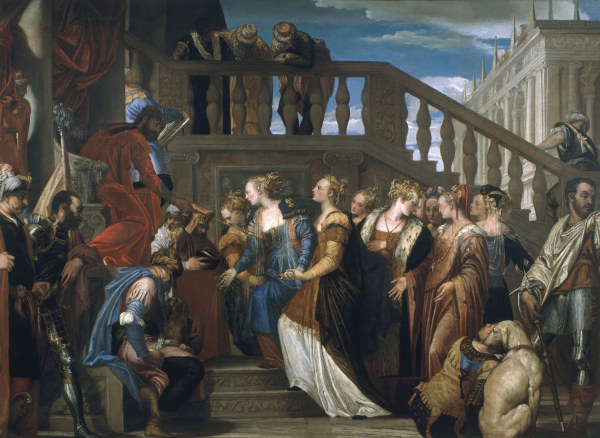 P.Veronese, Esther and Ahasver à Paolo Veronese (alias Paolo Caliari)