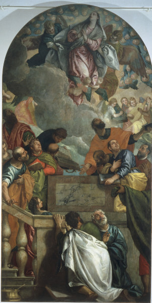 Veronese-Workshop / Ascension of Mary à Paolo Veronese (alias Paolo Caliari)
