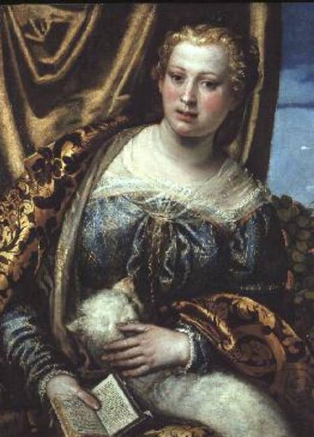 Lady or St. Agnes à Paolo Veronese (alias Paolo Caliari)